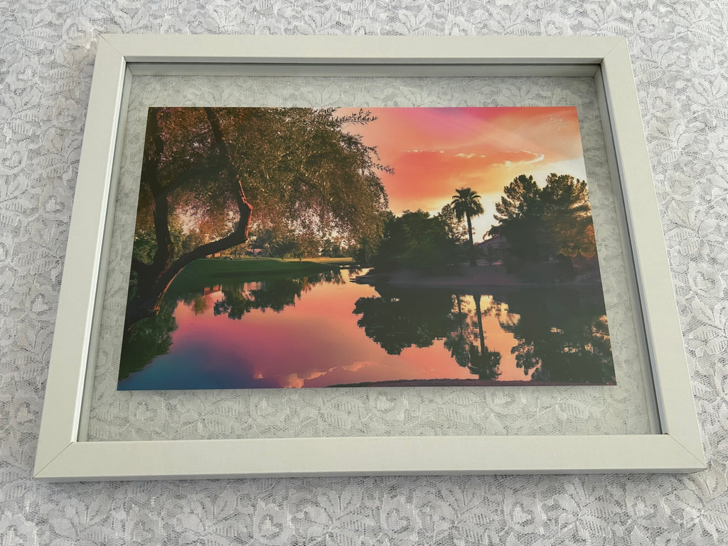 BREAK FREE PHOTOGRAPHY 9 X 12 Giclee Print of a Sunset in Chandler, AZ