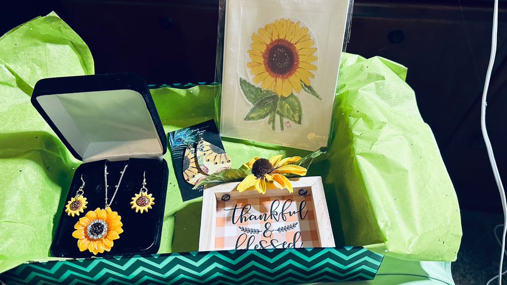 Sunflower Gift Box w/ Tons of Fun