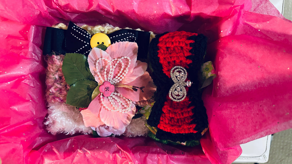 Set of 8 Baby Headbands in Gift Box