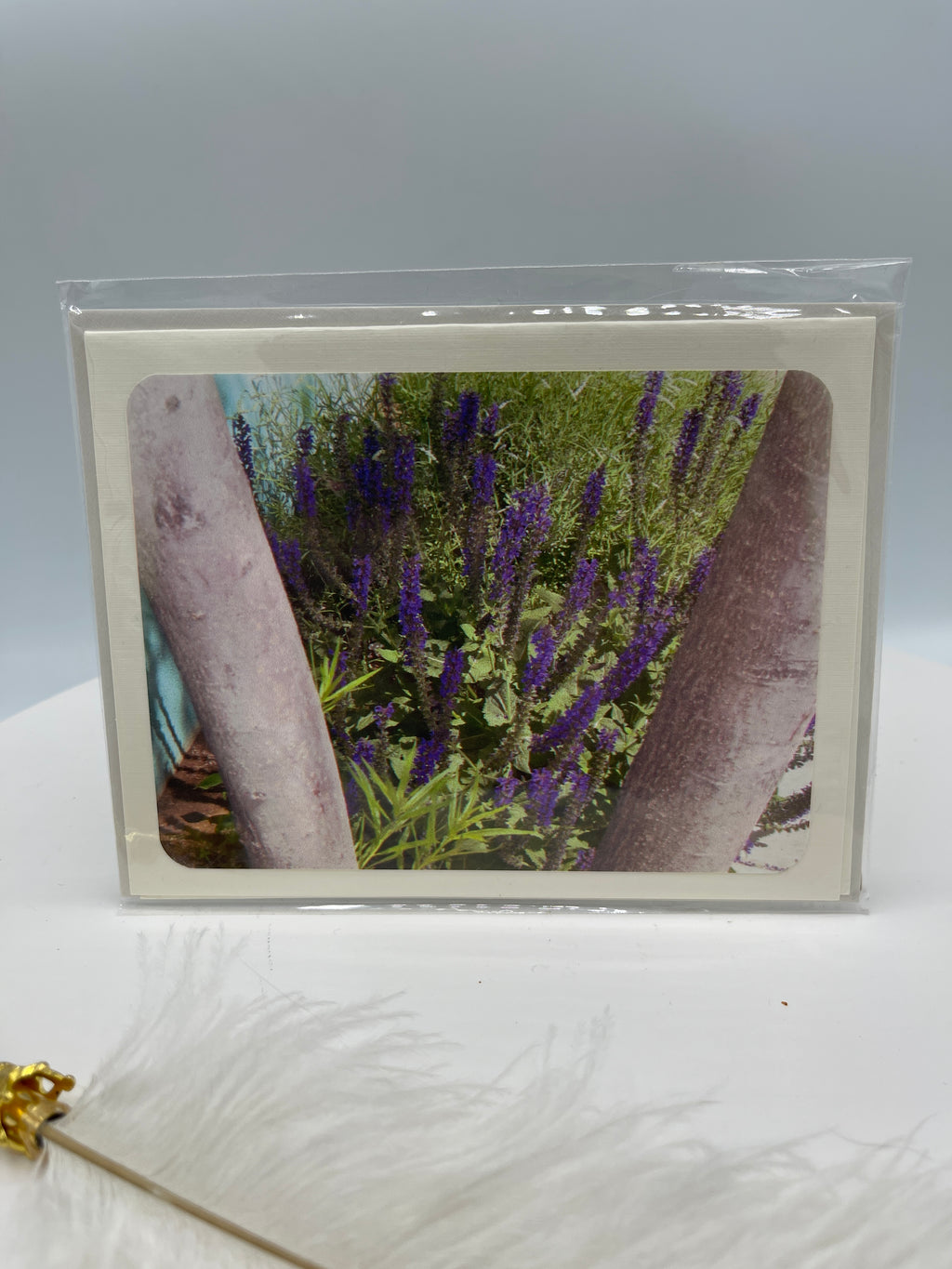 Purple Salvia Photo Card