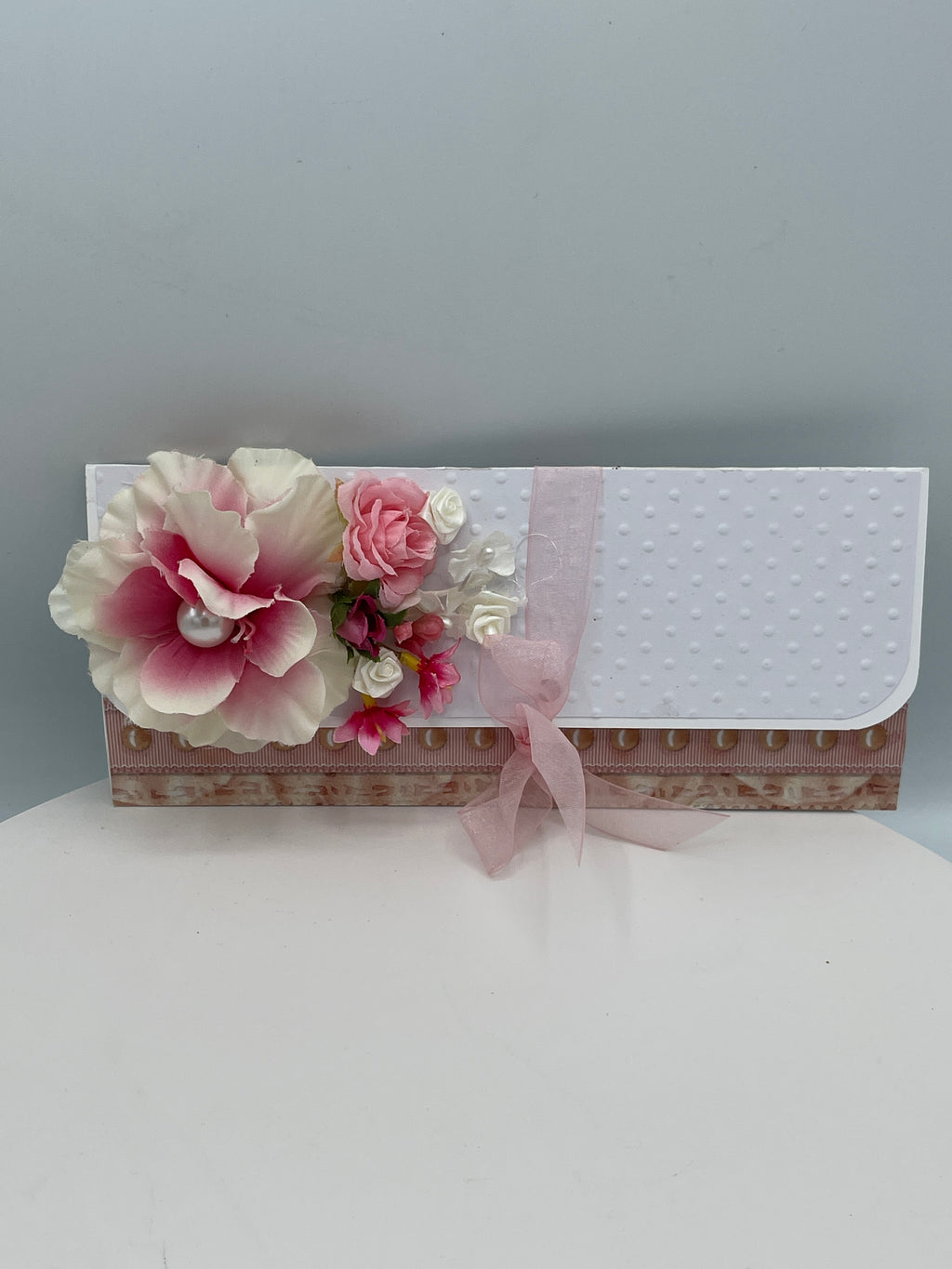3-D Pink Floral Special Occasion Card