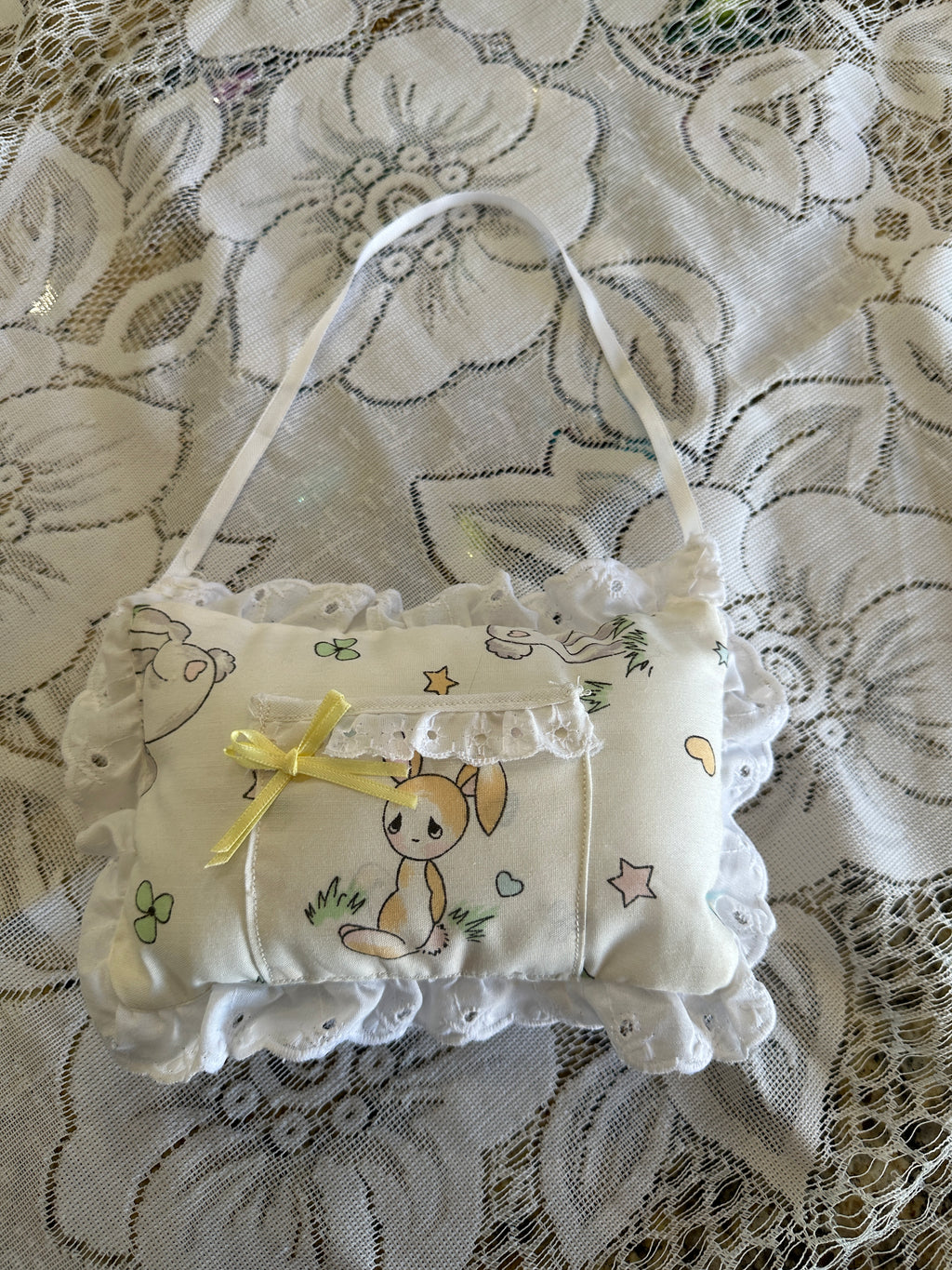 Bunny Tooth Fairy Pillow w/ Pocket