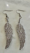 Cubic Zirconia Wing Earrings