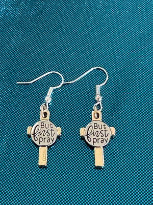 1 Corinthians 13:13 Silver & Gold Pendent & a Choice of 4 Earring Selections