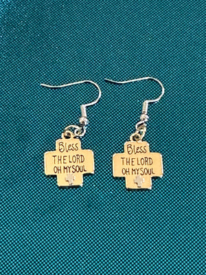 1 Corinthians 13:13 Silver & Gold Pendent & a Choice of 4 Earring Selections