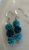 Rhinestone Seahorse Pendent w/ Two Beaded Earring Choices