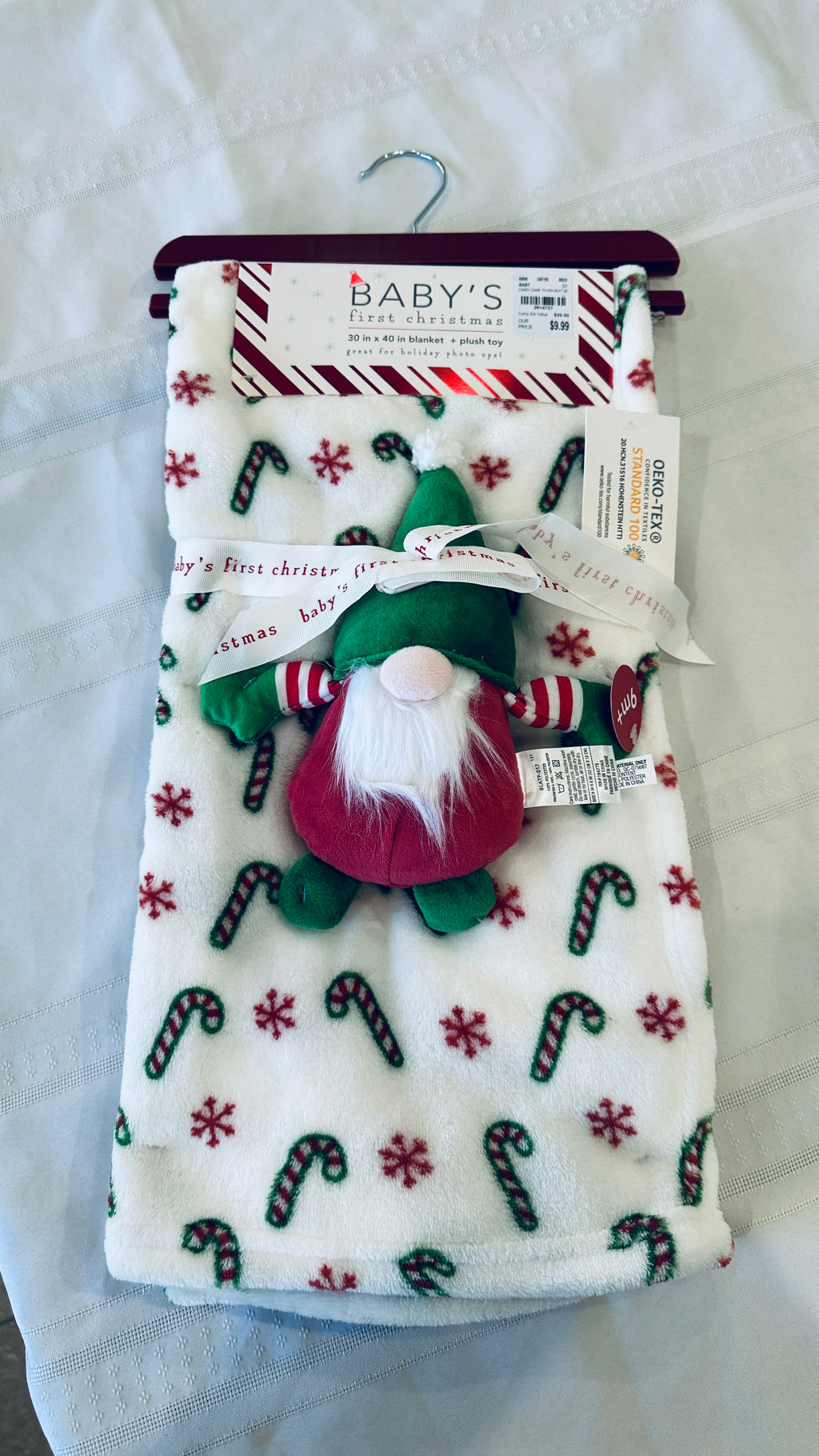 Baby's First Christmas or Small Child's Christmas Blanket - (Seasonal Item)