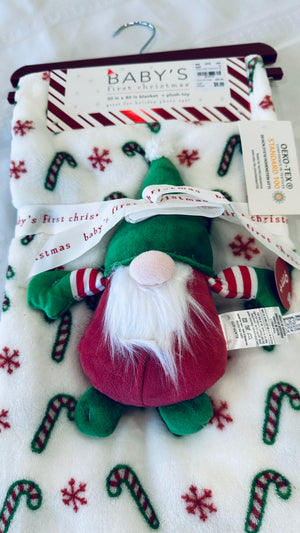 Baby's First Christmas or Small Child's Christmas Blanket - (Seasonal Item)