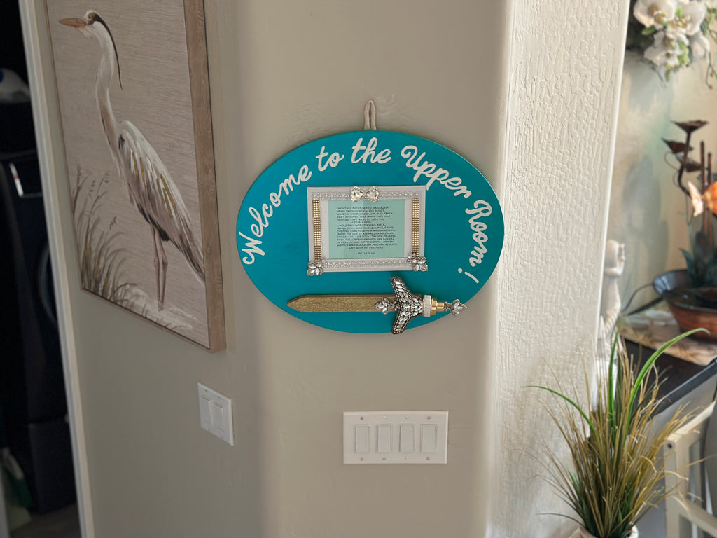 Welcome to the Upper Room Sign (Special Order)