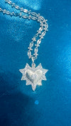 Gold Rhinestone Necklace w/ Matching Earrings