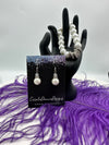 Beautiful Faux Pearl Bracelet & Matching Pearl Earrings