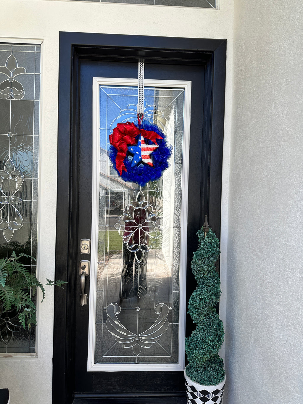 Fourth of July/Memorial Day Wreath from our "Simply Stated" Wreath Collection