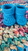 "Skittles" of Fun Baby Afghan Set