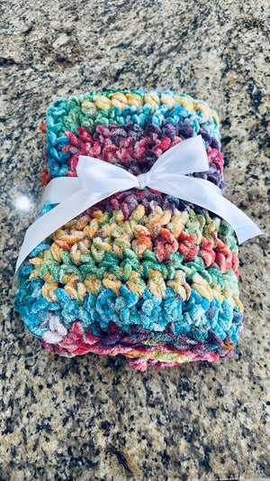 "Skittles" of Fun Baby Afghan Set
