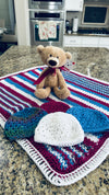 Patriotic Baby Afghan Set