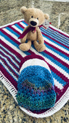 Patriotic Baby Afghan Set