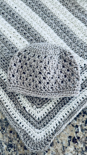 Lenny the Lion Baby Afghan Set