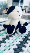 Little Moo Baby Afghan Set