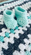 Little Moo Baby Afghan Set
