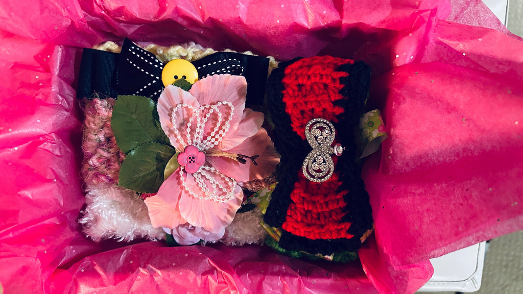 Set of 8 Baby Headbands in Gift Box  (Special Order for gift box Only)