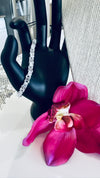 Swarovski Crystal Heart Necklace, Rhinestone Studs & Rhinestone Tennis Bracelet (Clearance)