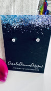 Swarovski Crystal Heart Necklace, Rhinestone Studs & Rhinestone Tennis Bracelet (Clearance)