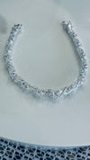Swarovski Crystal Heart Necklace, Rhinestone Studs & Rhinestone Tennis Bracelet (Clearance)