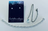 Swarovski Crystal Heart Necklace, Rhinestone Studs & Rhinestone Tennis Bracelet (Clearance)
