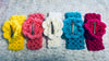 Five Colorful Newborn Baby Headbands in a Fancy Smancy Gift Box