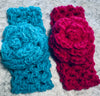 Five Colorful Newborn Baby Headbands in a Fancy Smancy Gift Box
