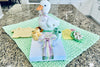 Mint Green "Soft as a Cloud" Baby Afghan Set
