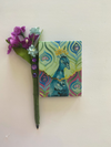 Peacock Notepad W/Magnetic Pen