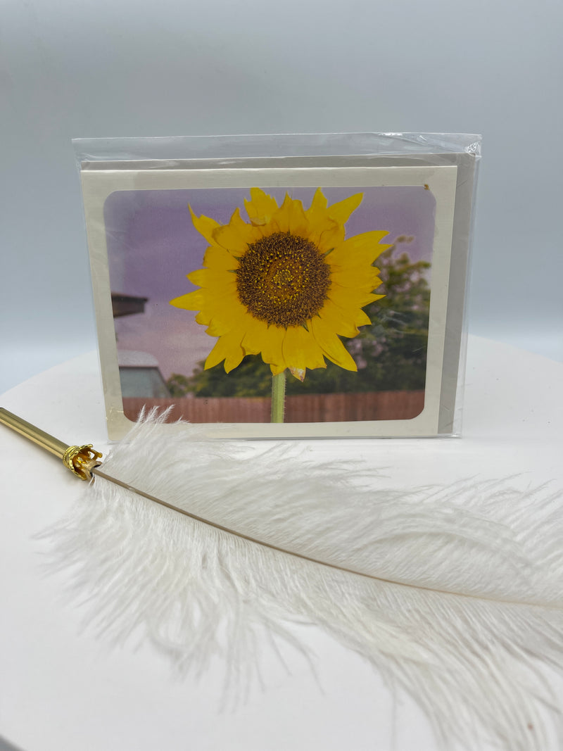 Sunflower Photo Card