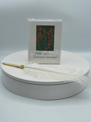Set of 4 Notecards:  Summer Carnival & Other Varieties