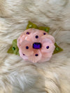 Pink & Purple Rhinestone Embellishment W/Clip