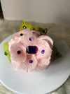 Pink & Purple Rhinestone Embellishment W/Clip