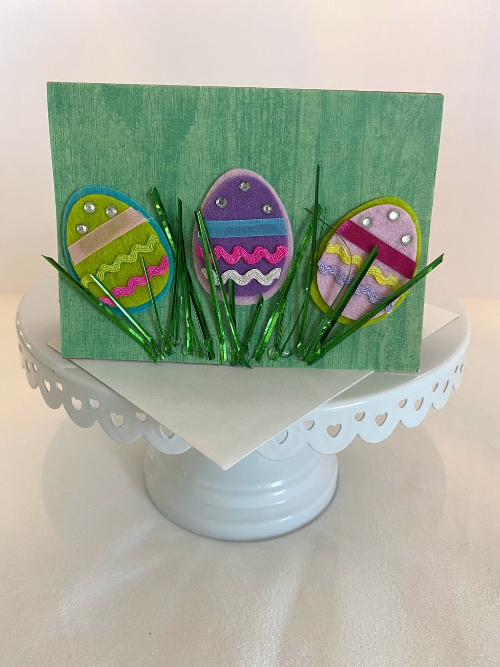 Felt Easter Eggs Card