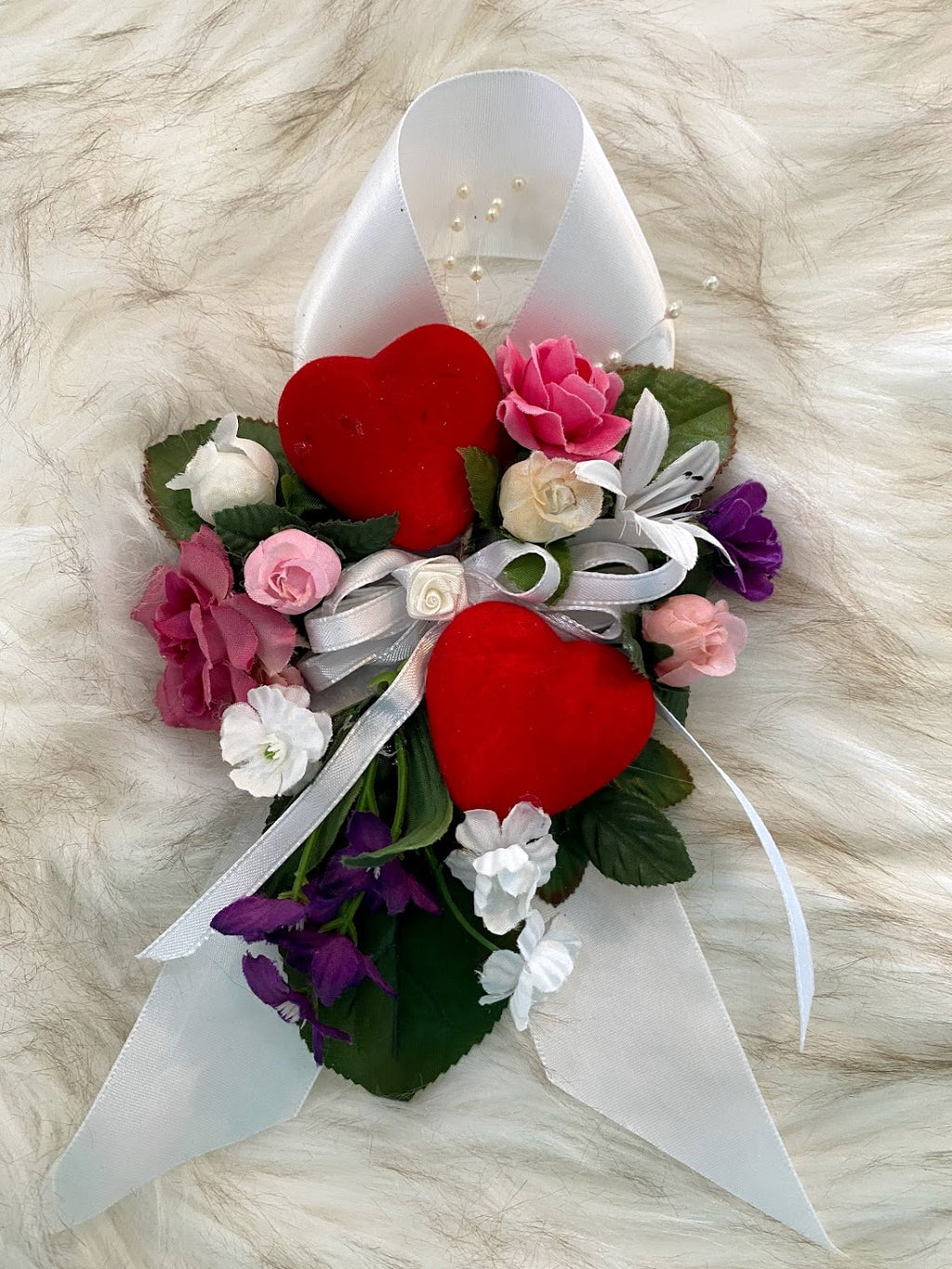 Valentines or Wedding Drink Sash or Gift Package Embellishment