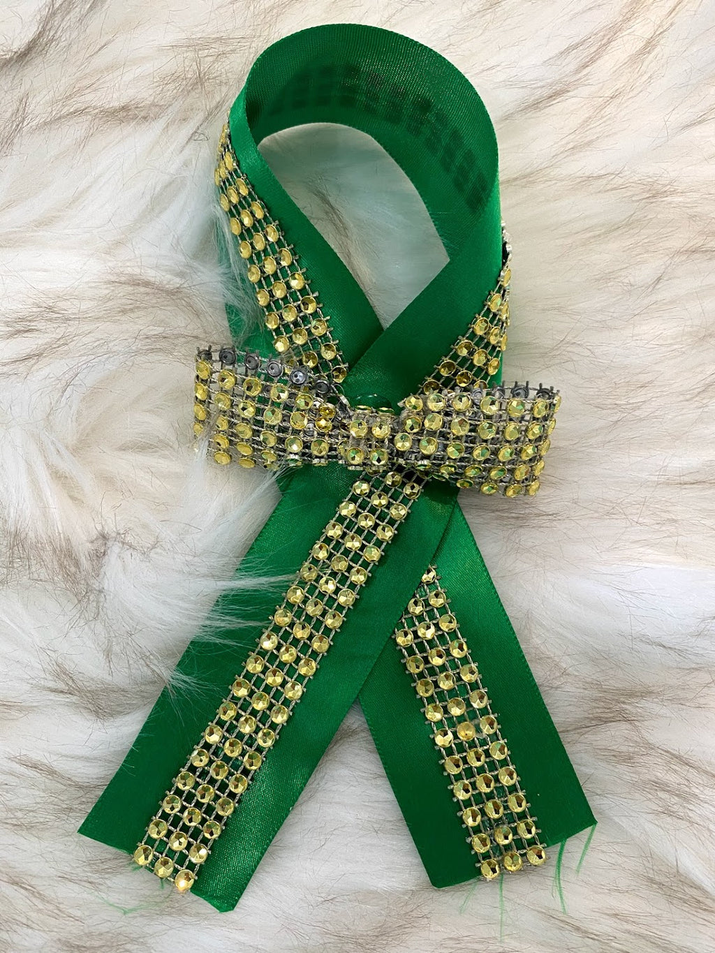 Emerald Green Drink Sash or Gift Embellishment