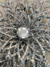 3-D Silver Snowflake Drink Sash & Gift Embellishment