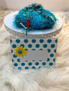 Small Turquoise Gift Bag W/Embellishment