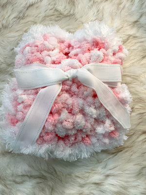 Specialty Yarn Pink Cloud Gift Bag W/Button