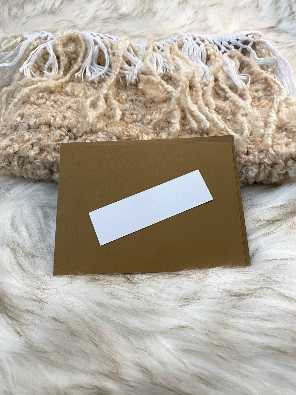 Shabby Chic Beige Lace Gift Bag
