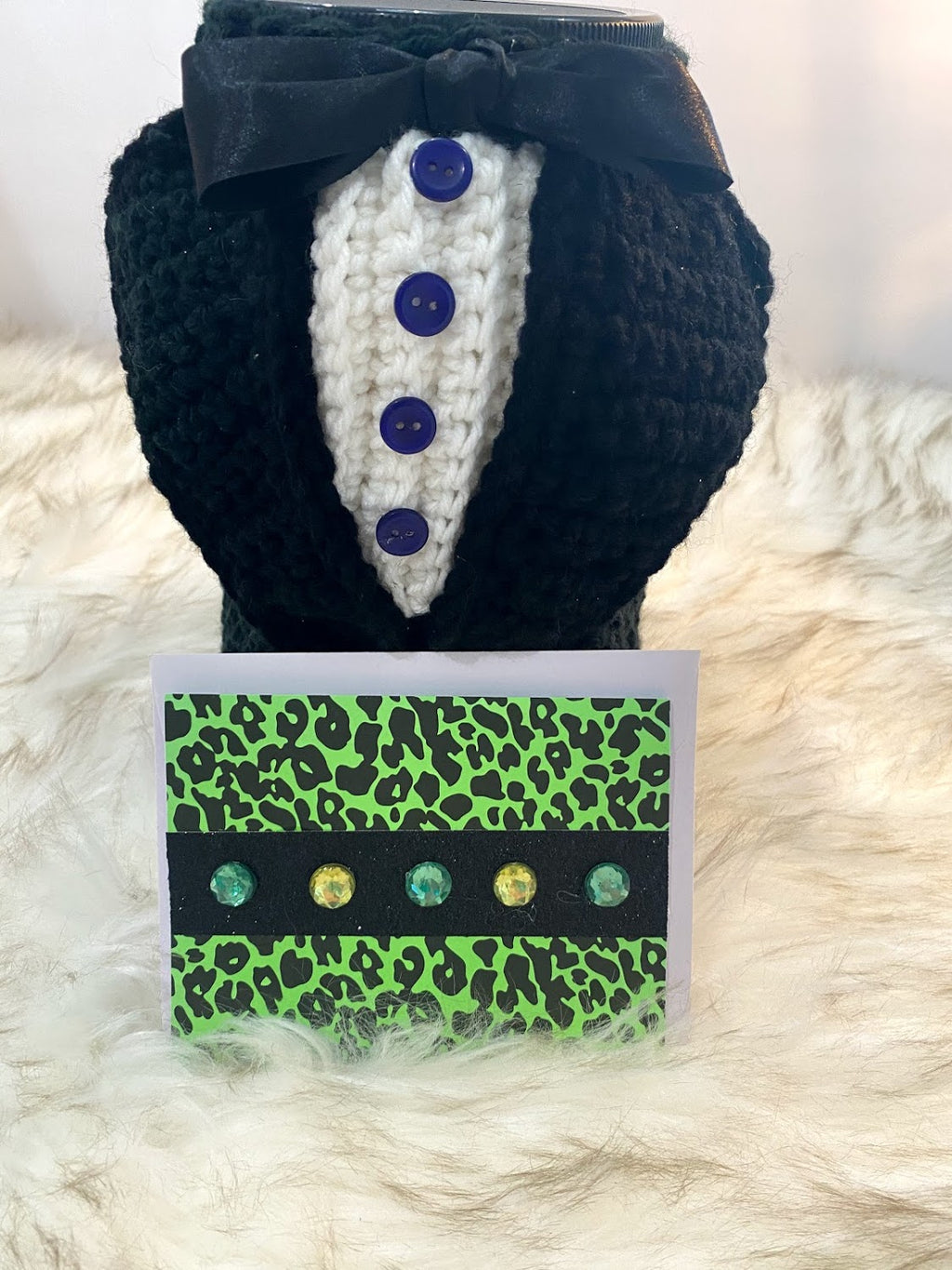 Black & White Tuxedo Gift Container