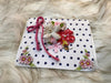 Small Pink Gift Bag W/Beaded Embellishment