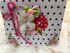 Small Pink Gift Bag W/Beaded Embellishment