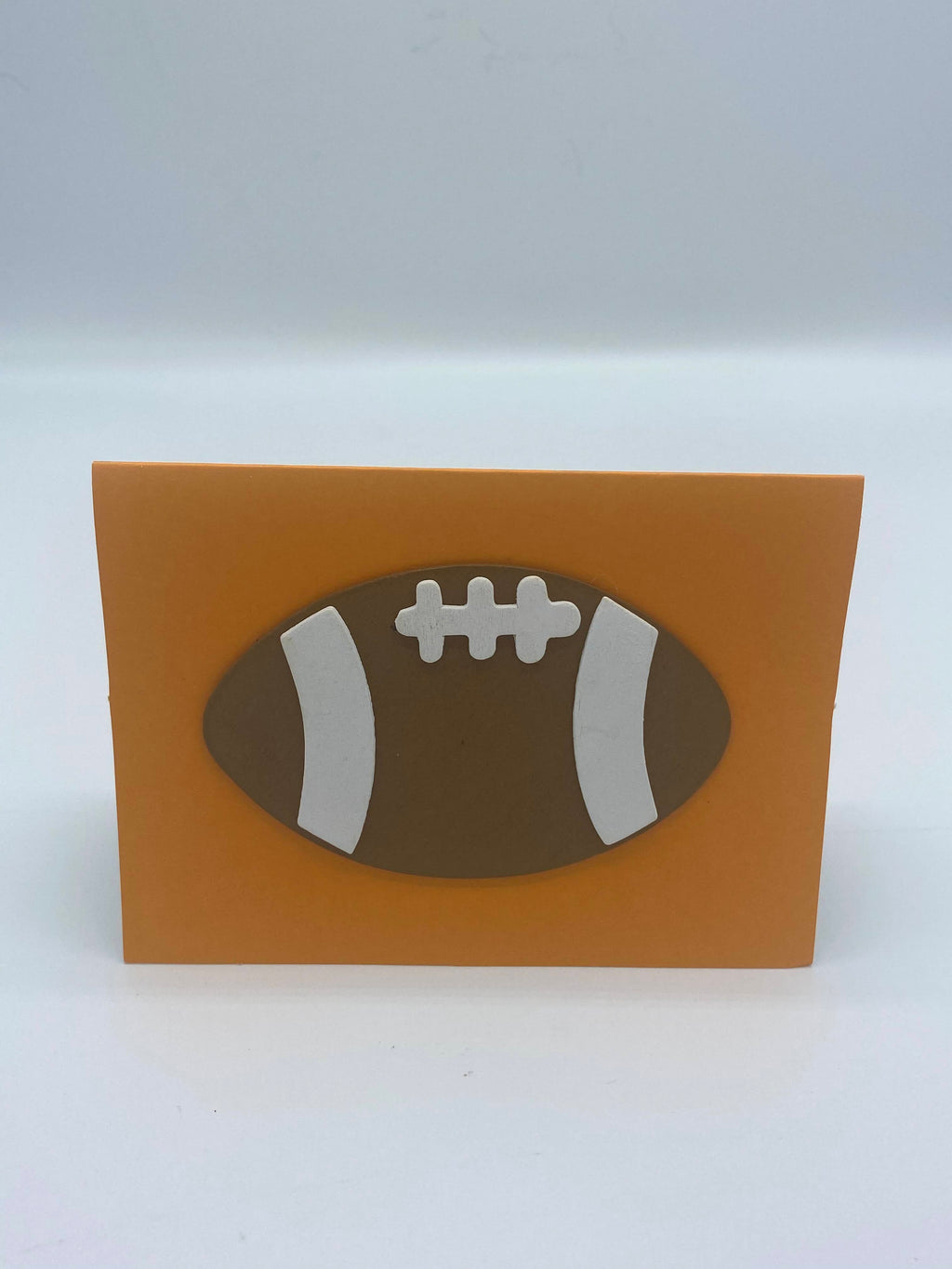 Orange Card w/ Wooden Football
