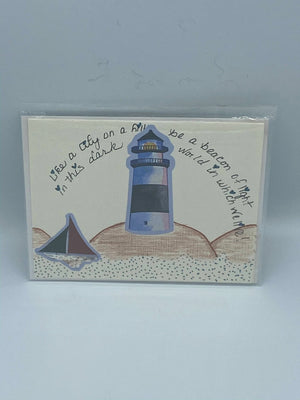 "Like a City on a Hill Be a Beacon of Light..." Card
