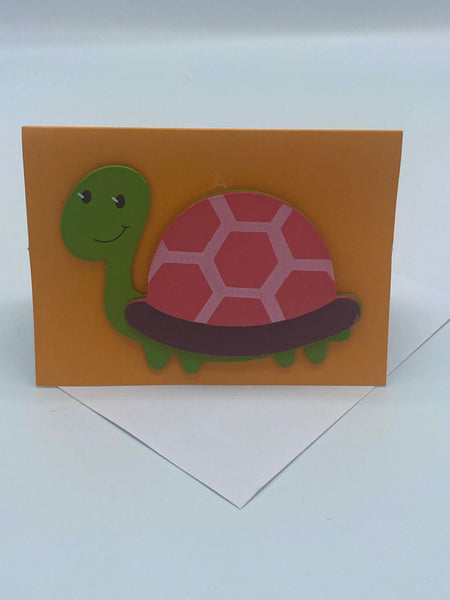 Wooden Turtle Card – Carole Dianne Designs