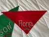 Customized Red & Green Christmas Dog Scarves